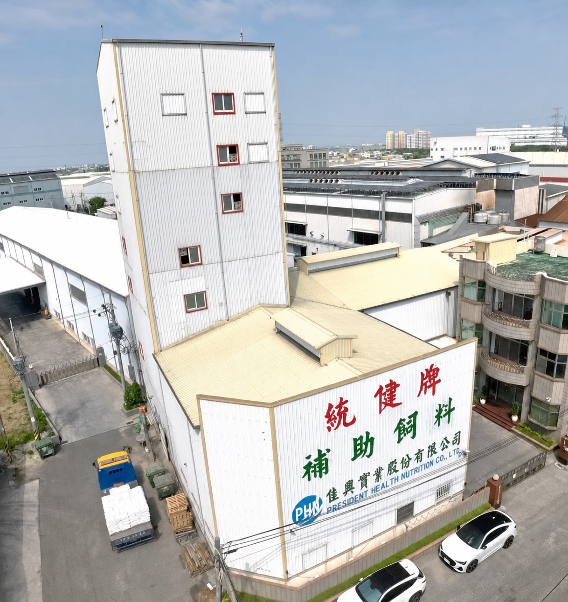 佳興實業廠區空拍實景